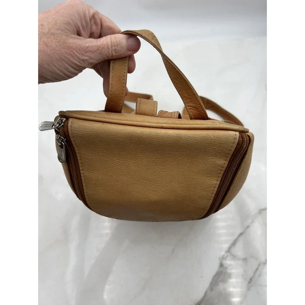 Piel Leather Backpack Purse Women's Tan Handmade in Columbia Genuine Leather